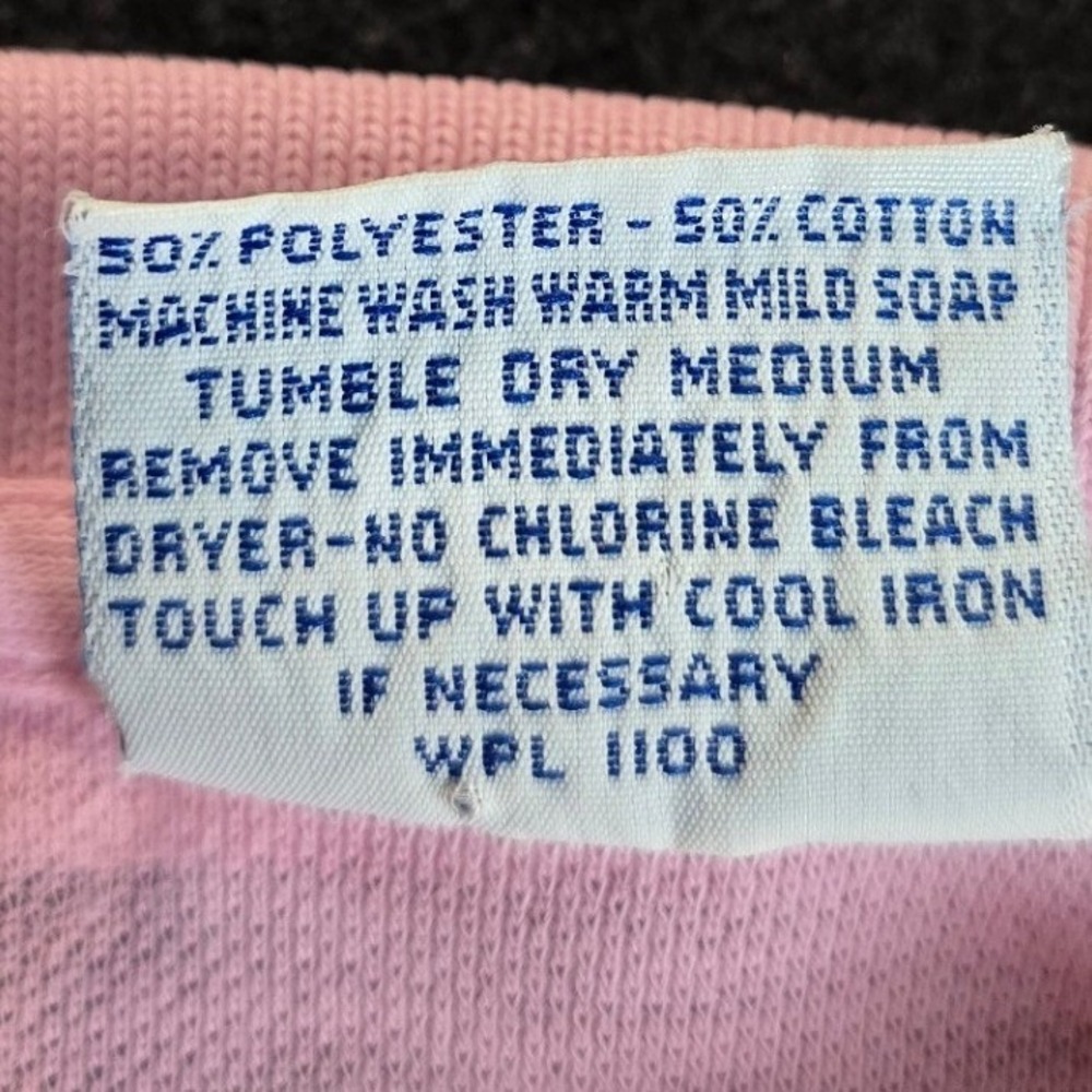 Vtg Haymaker Lacoste Women's Pink Polo Shirt Made in USA Cotton Casual Size L - Picture 4 of 10